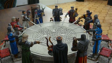 Les figurines de Bernard Sauvat: Les chevaliers de la table ronde