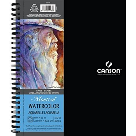 Canson Artist Series Montval Watercolor Paper Pad Heavyweight Cold Press And Micro Perforated