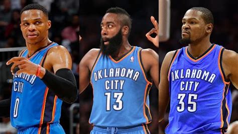 Look James Harden Completes Okc Thunder Big 3 Mvp Circle