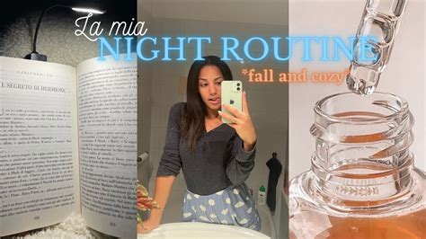 La Mia Night Routine Fall And Cozy 🍁🎃 Ap Youtube