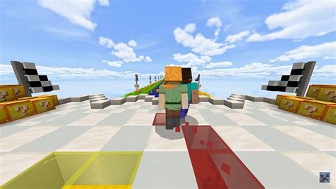 Lucky Blocks Race Map Minigame MCPE AddOns Minecraft PE Addons