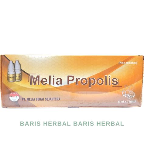 Jual Propolis Melia Box Isi Botol Original Shopee Indonesia