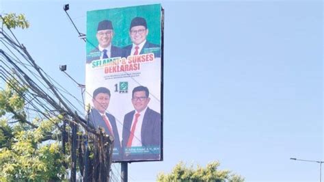 Pkb Dan Nasdem Sulsel Instruksikan Semua Kader Pasang Gamabr Anies