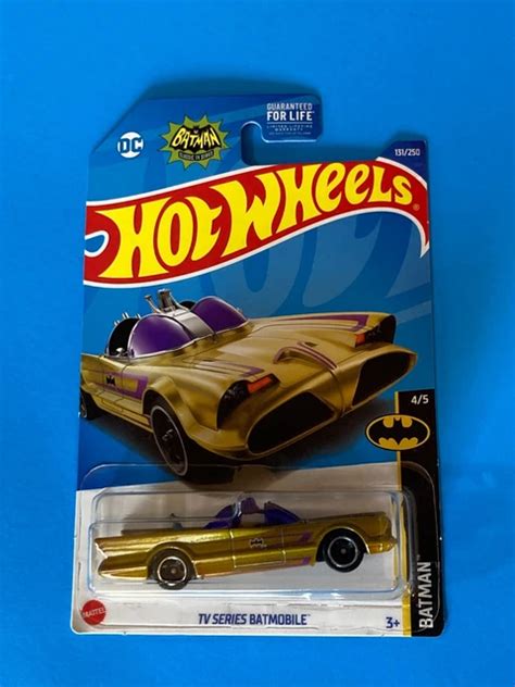 MATTEL HOT WHEELS Gold Batman Classic TV Series Batmobile