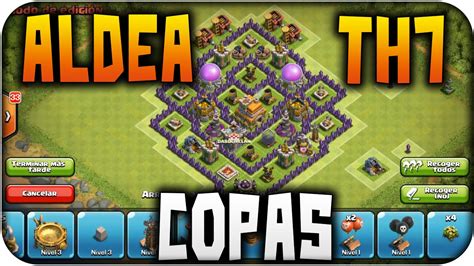 Aldea subida de copas para TH7 Diseño de Aldeas 2 Clash of Clans