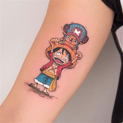 TATTOOS.ORG — Anime Tattoo Anime character One piece by Robson...