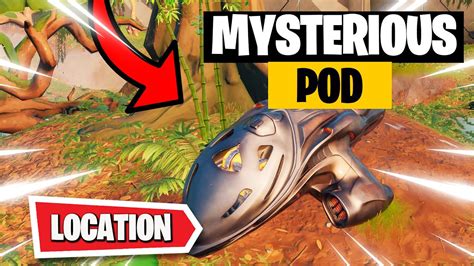 Fortnite Mysterious Pod Location Find Mysterious Pod Quest Guide