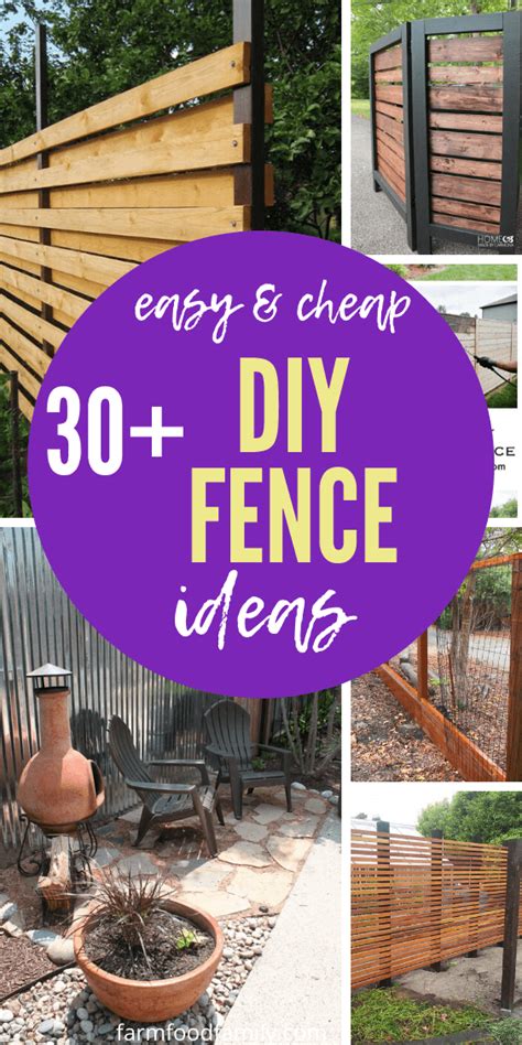 65 Cheap And Easy DIY Fence Ideas For Your Backyard Or Privacy Diy