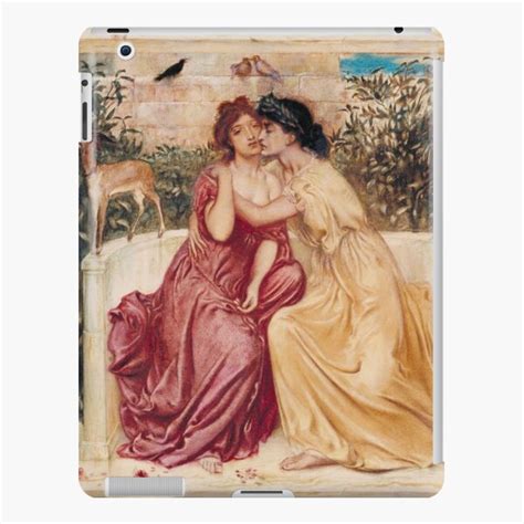Sappho And Erinna In A Garden At Mytilene Lesbian Art IPad Case Skin By Ashleykc Redbubble