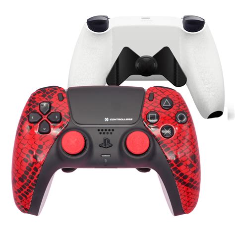 Mando Ps5 Snake Rojo X Controllers Mandos Personalizados