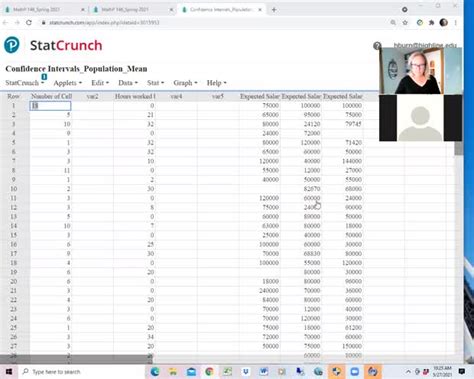 Confidence Intervals For A Population Mean