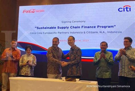 Citi Indonesia Kucurkan Pembiayaan Ke Coca Cola Europacific Partner