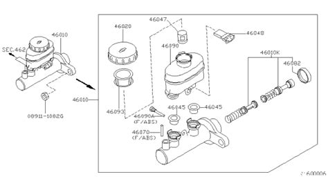 M Genuine Nissan M Cylinder Assy Brake Master