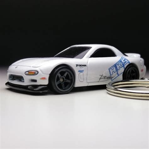 Hot Wheels Keychain Rx Etsy