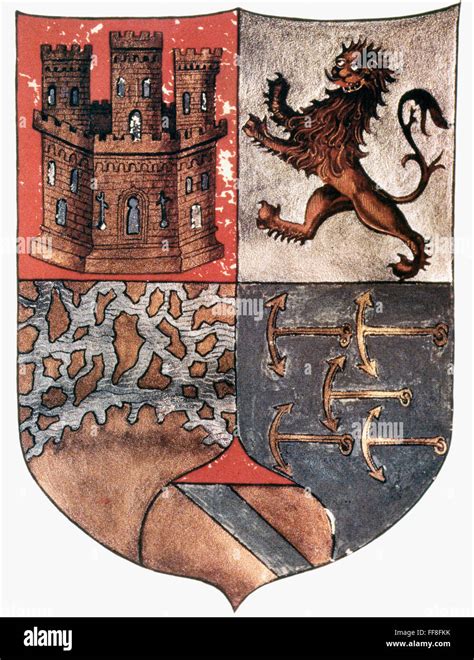 Escudo De Armas De Colón Ncoat De Armas De Cristóbal Colón 1451 1506