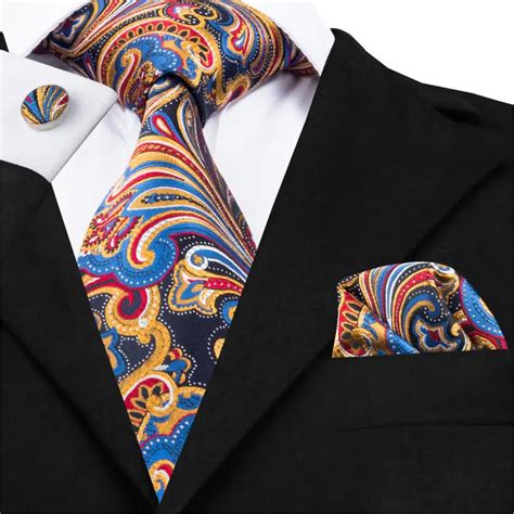 SN 1657 Fashion Silk Mens Ties Floral Paisley Jacquare Woven Ties For Men 8.5cm Formal Suit Neck ...