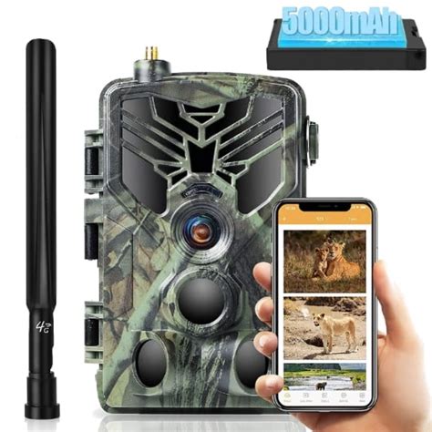 Cam Ra De Chasse Batterie Mah G K Mp App Android Ios Avec