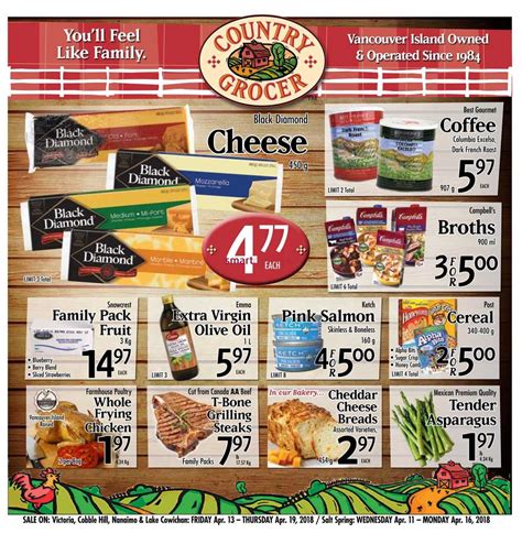 Country Grocer Salt Spring Flyer April To