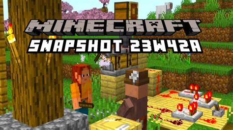 New Minecraft Snapshot The Crafter Update Version W A Youtube