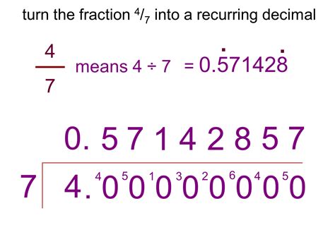 Median Don Steward Mathematics Teaching Fractions To Recurring Decimals