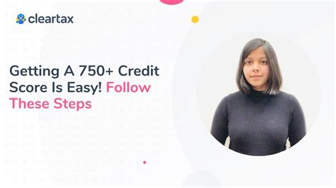 Getting A 750 Credit Score Is Easy Follow These Steps Youtube