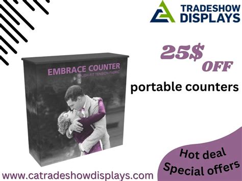 Creating Dazzling Portable Counters| Usa - Catradeshow Display - Medium