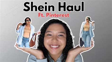 Recreating Pinterest Outfits Shein Haul Youtube