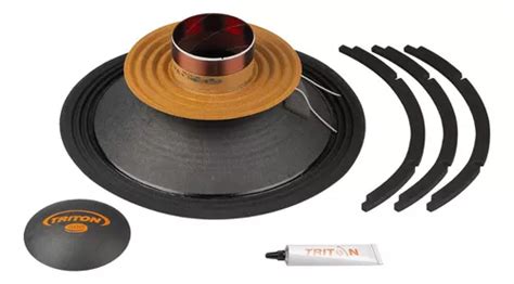 Kit Reparo Woofer Triton Tr 500 8 Ohms 12 Polegadas Original