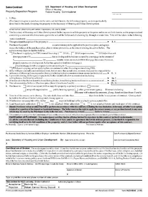 HUD 9548 1999 2022 Fill And Sign Printable Template Online US Legal