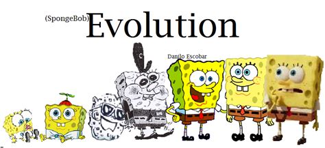 Evolution SpongeBob by DaniloEscobar on DeviantArt