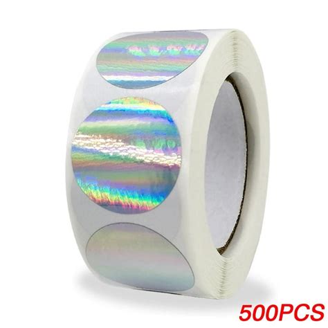 100 500pcs Rainbow Laser Thank You Stickers 1inch Small Business