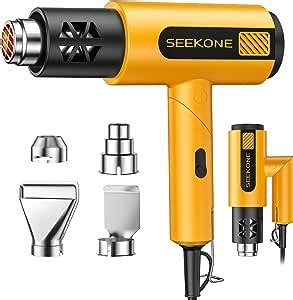 SEEKONE Foldable Heat Gun With Dual Temperature Settings 752 1112 Fast Heating Hot Air Gun