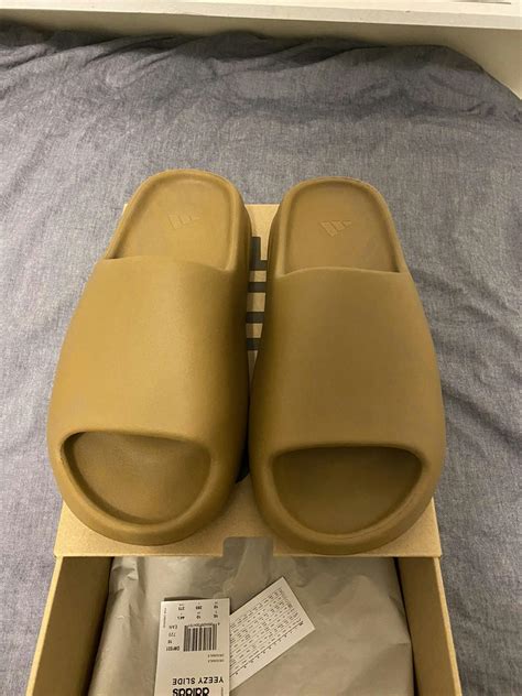 Adidas Adidas Yeezy Slides Ochre Grailed