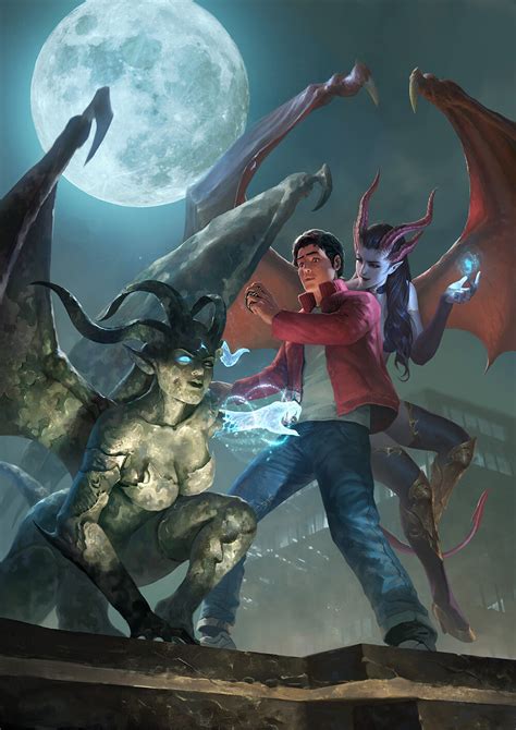 Stone Cold Mage: A Tale of Gargoyles cover art by Iqnatius Budi : r ...