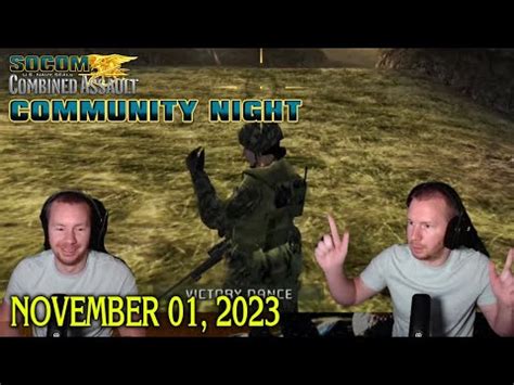 SOCOM Combined Assault Online November 1 2023 Community Night