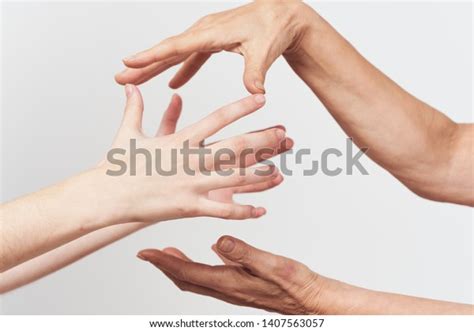 Hands Joined Fingers Each Other On Stock Photo 1407563057 Shutterstock