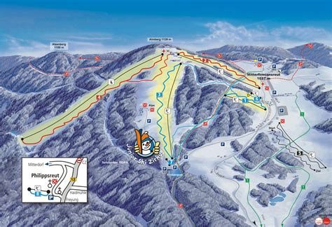 Ski Areál Mitterdorf Informace A Mapa