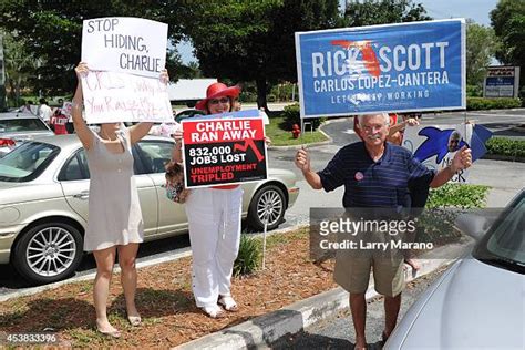 42 Charlie Crist Opens Campaign Office In Florida Photos And High Res