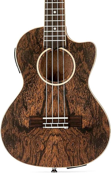 Amazon Lanikai 4 String Ukulele Tenor Thin Line Cutaway Acoustic