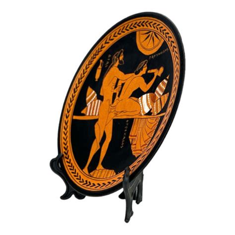 God Zeus Ganymedes Homosexual Love Gay Sex Ancient Greece Plate Vase