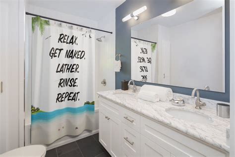 Get Naked Shower Curtain Funny Shower Curtain Sexy Curtain College Dorm Shower Curtain Funny