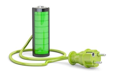 Premium Photo | Battery charge concept 3d rendering