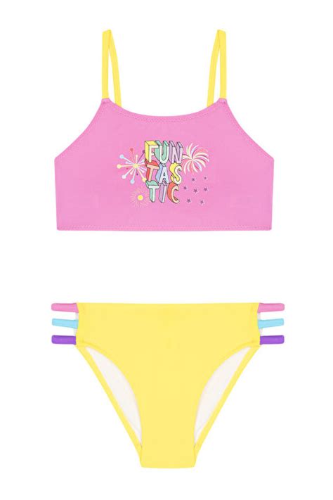 K Z Ocuk Funtastic Bikini Tak M Pljnzvnn Iy Pin Pembe Penti