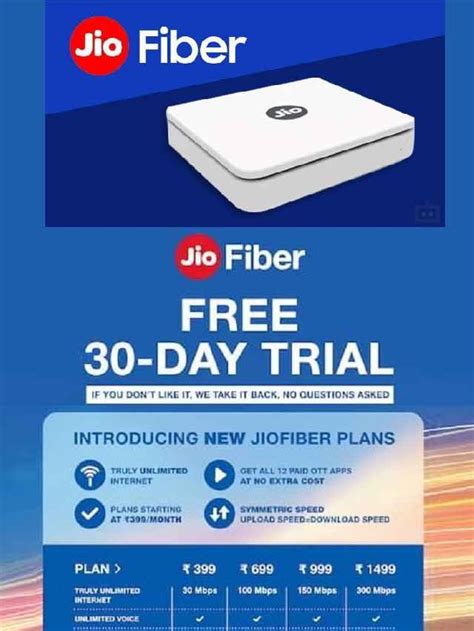 Top Jio Fiber Plans Get Gbps Speed With Free Benefit Of Rs