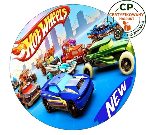Opłatek na tort Hot Wheels Arena pl