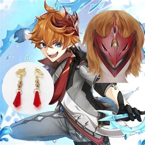 Тарталья маска Геншин Импакт для косплея - купить по низкой цене в ...