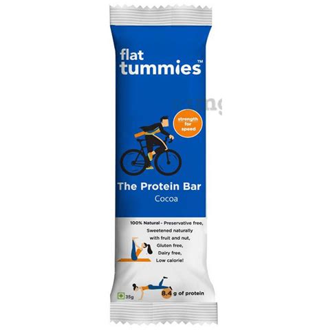 Flat Tummies Protein Bar 35gm Each Cocoa Buy Packet Of 10 Bar At