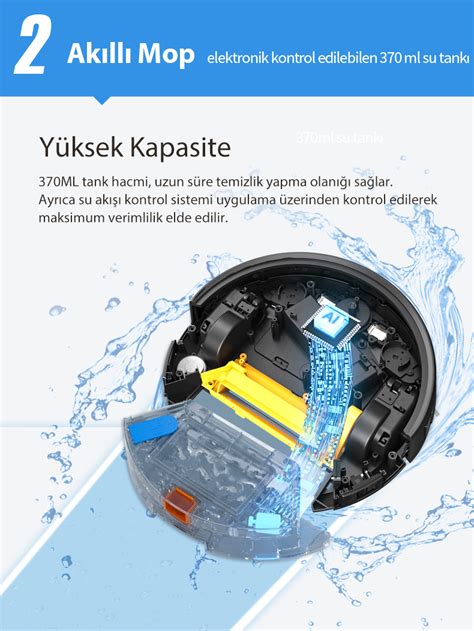 Mamibot EXVAC680S Yüksek Performanslı Akıllı Robot Süpürge Fiyatı