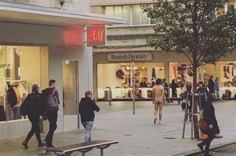 Police Arrest Naked Man Walking Through Exeter High Street Cornwall Live