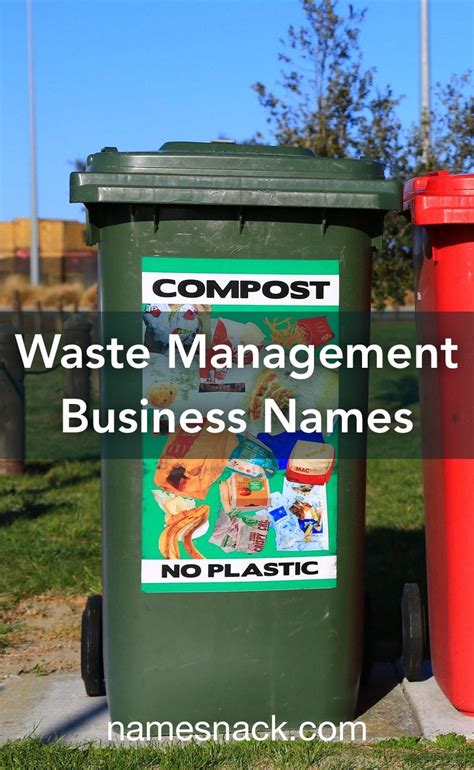 Waste Management Business Names Artofit